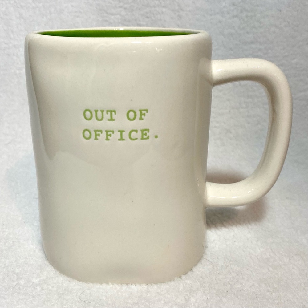 RAE DUNN Out Of Office mug Artisan Collection NEW